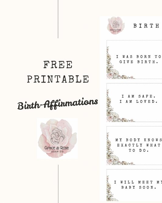 Free Printable Birth Affirmations