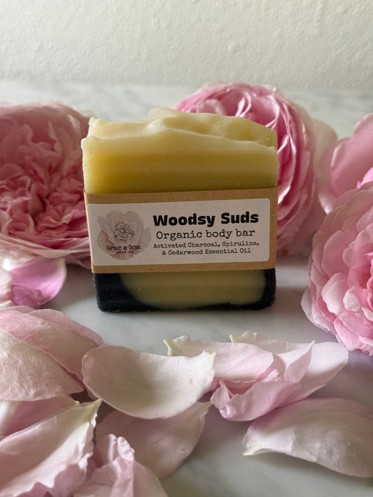 Woodsy Suds: Organic Body Bar (3 pack)