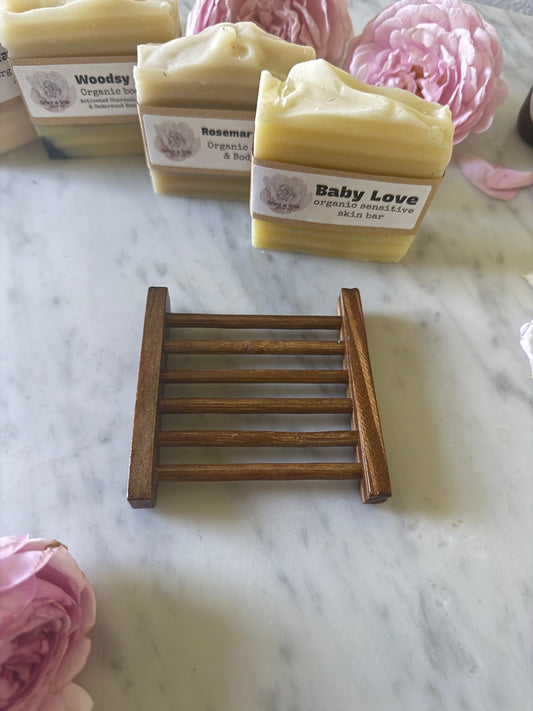 Wood Bar Soap Holder