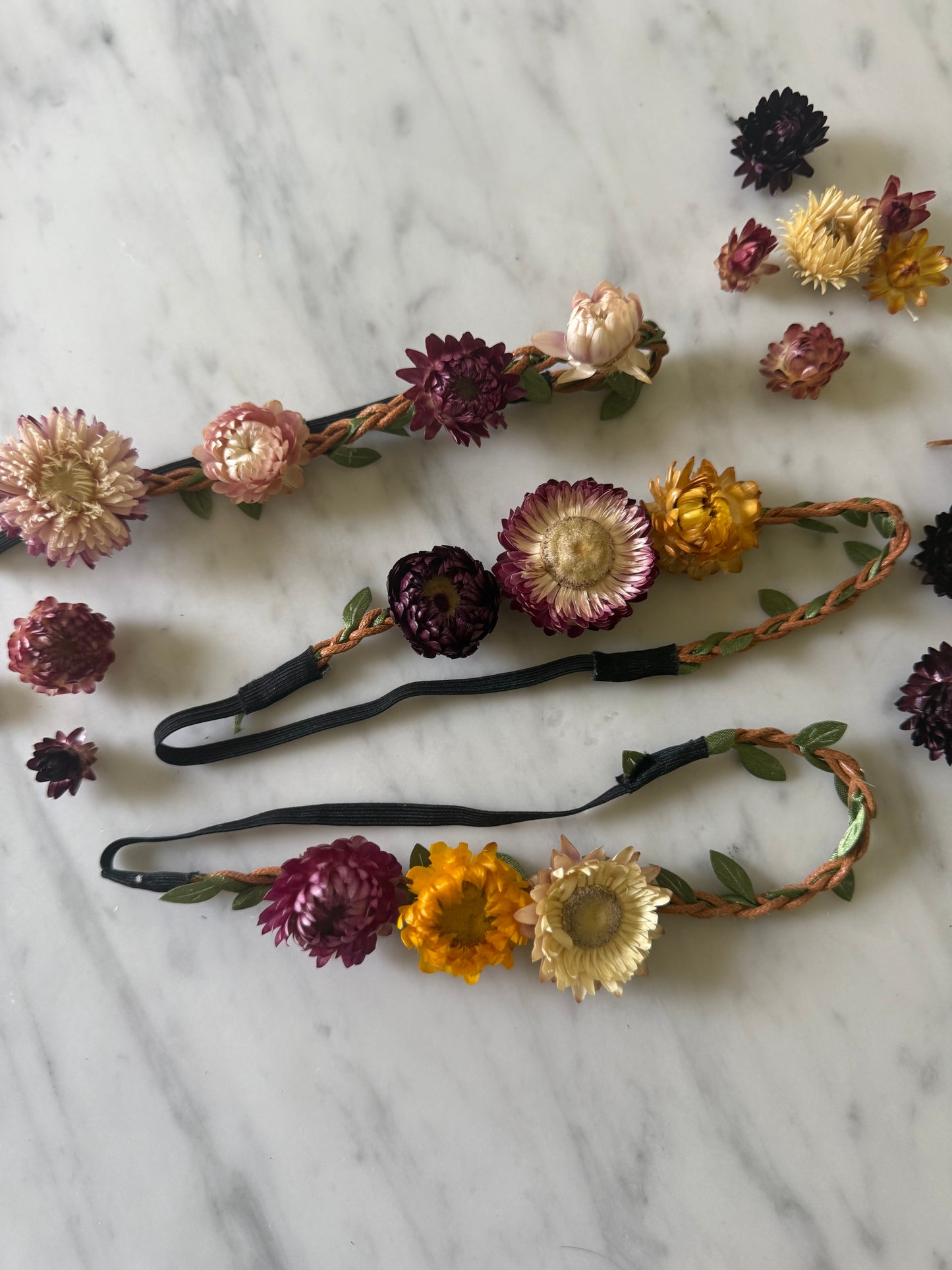 Homegrown Flower Crown Headbands