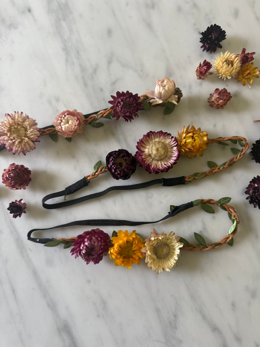 Homegrown Flower Crown Headbands