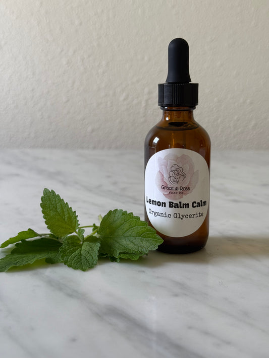 Lemon Balm Calm: Organic Glycerite