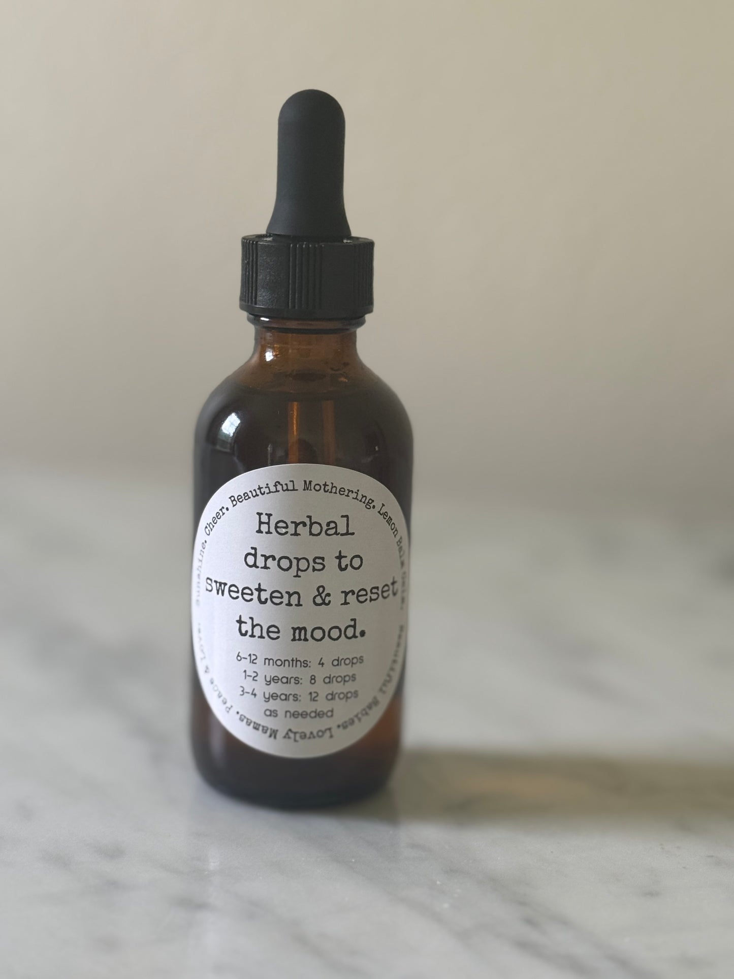 Lemon Balm Calm: Organic Glycerite