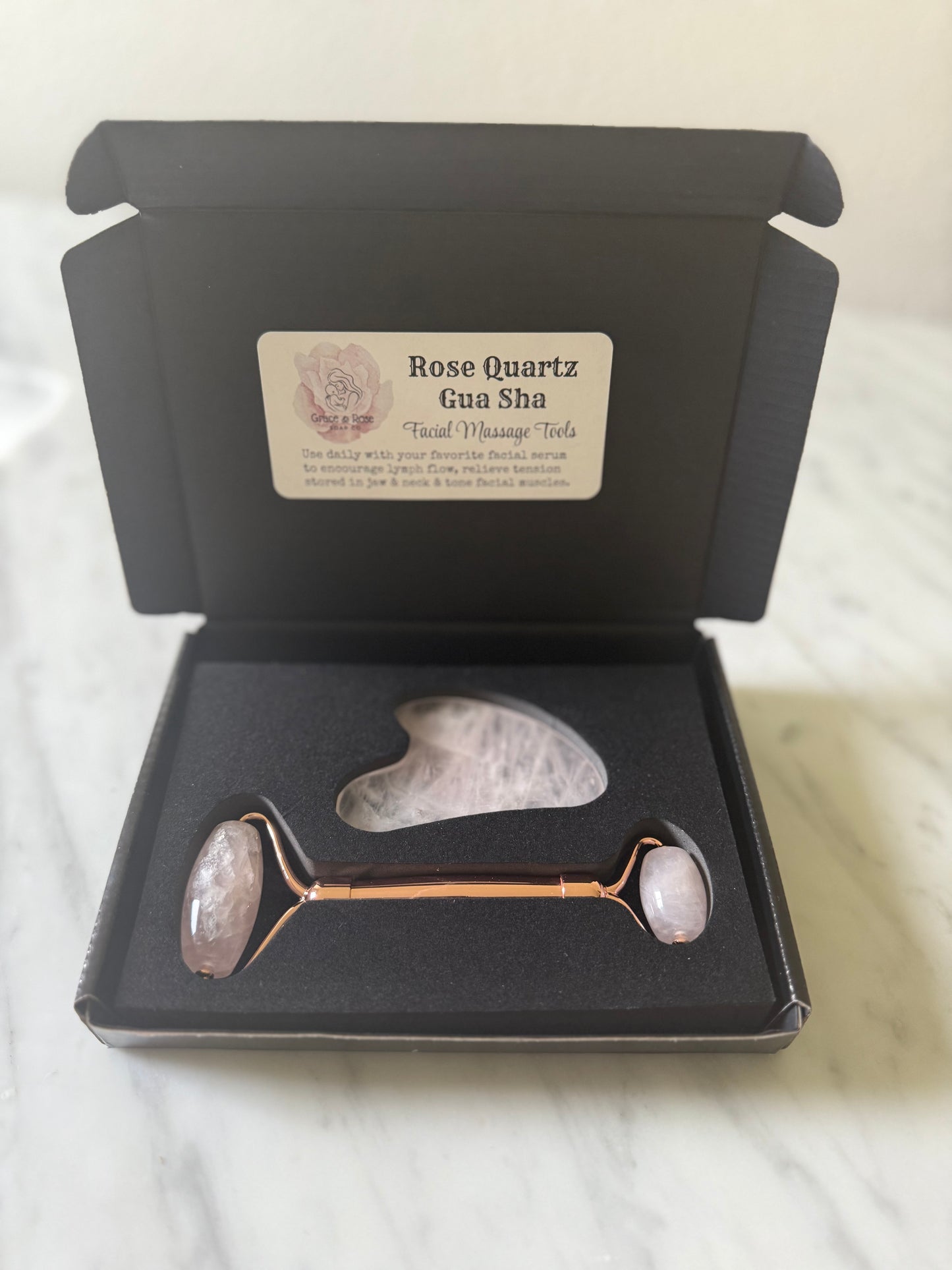 Rose Quartz Gua Sha Tools