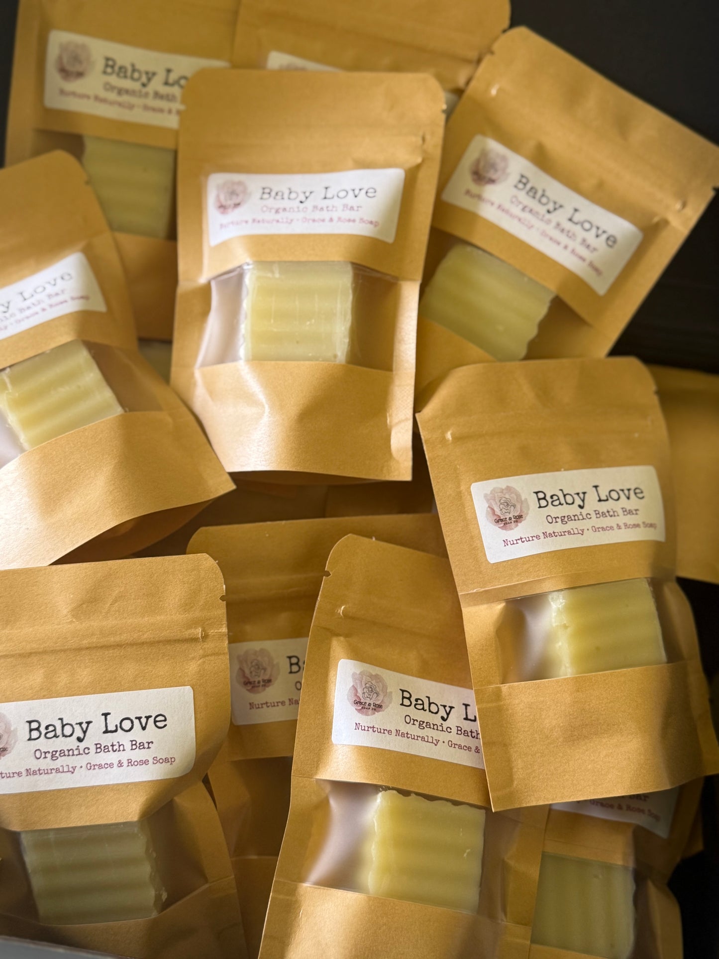 Baby Love Organic Soap Samples